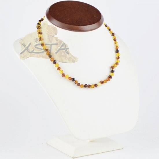 Baltic amber necklace 40 cm long
